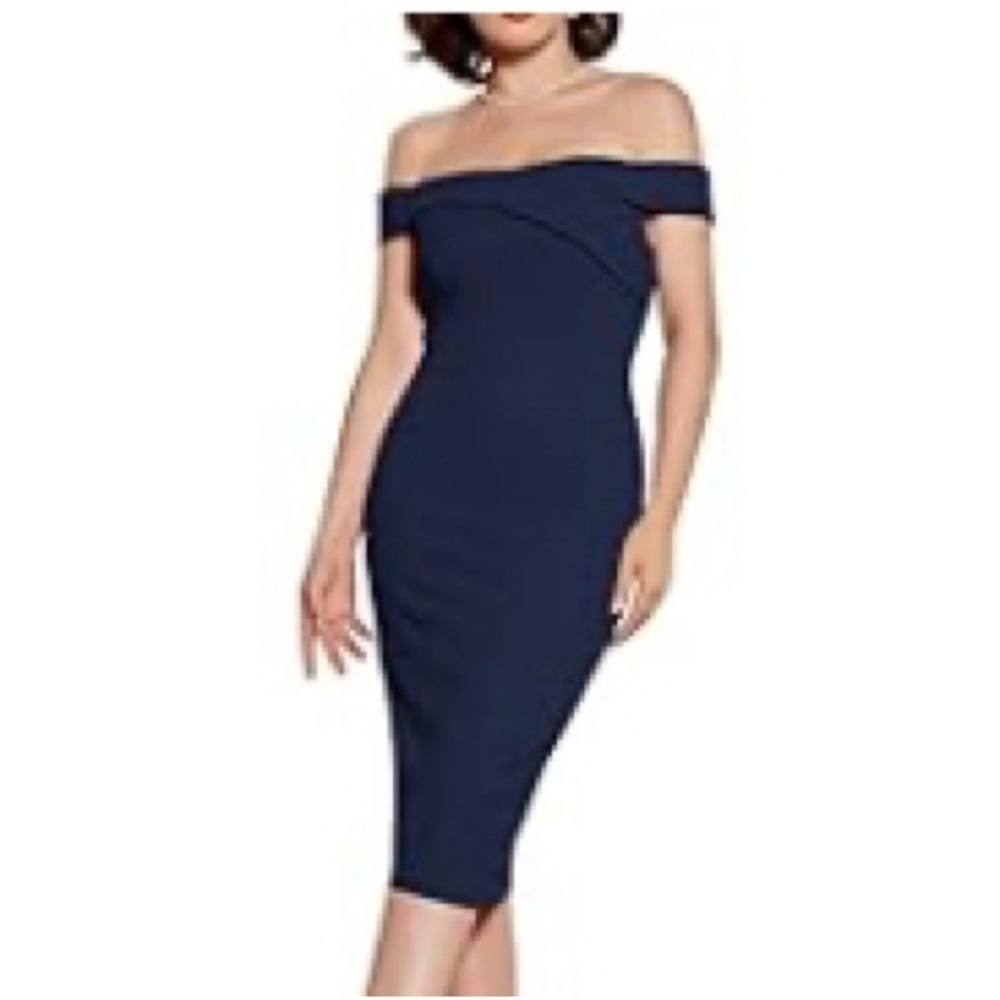New Medium women’s navy blue cocktail dress